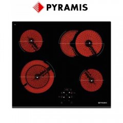 Pyramis PHC61611BFB Κεραμική Εστία Αυτόνομη 58x51εκ. Pyramis PHC61611BFB Κεραμική Εστία Αυτόνομη 58x51εκ.